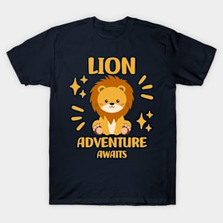 Lion Adventure Awaits T-Shirt